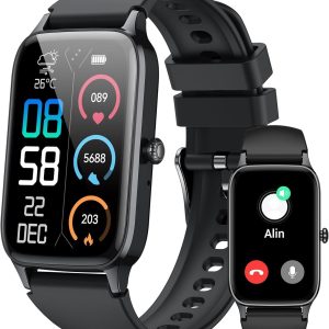 Smartwatch (Answer/Make Call), Fitness Tracker with 110+ Sport Modes